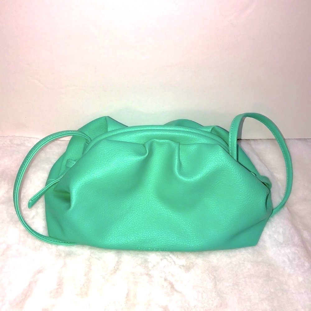 Rare Mint Cloud Dumpling Mini Pouch Crossbody Bag - image 7